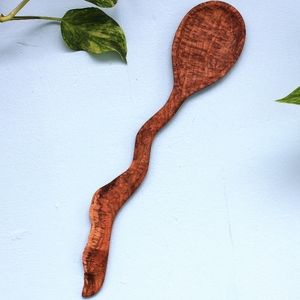 Handmade Wood Spoon, Cherry Burl Spoon